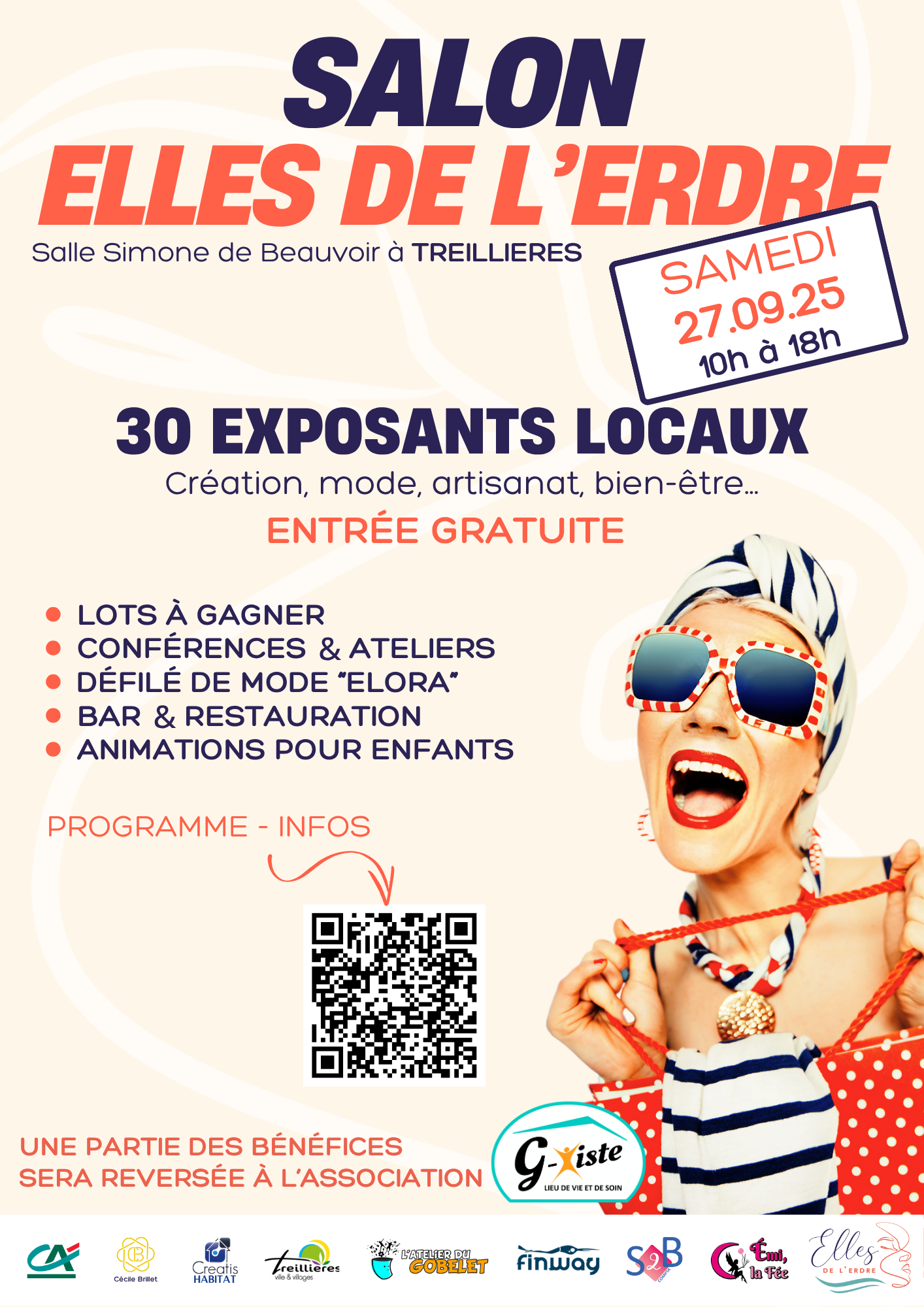 Affiche salon elles de l'erdre 2025 Treillières Affiche salon elles de l'erdre 2025 Treillières